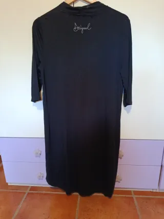 Vestido Desigual Negro. Talla XL