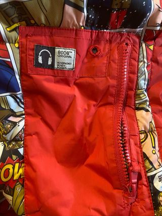 Chaqueta 80 DB Roja con Auriculares