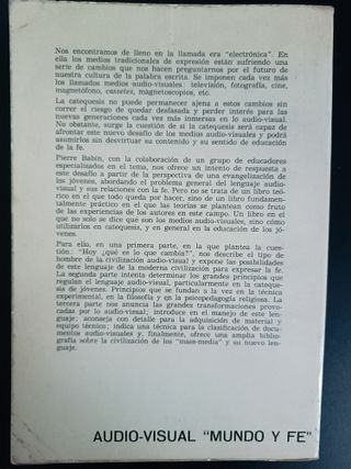 Lo audiovisual y la fe - Pierre Babin