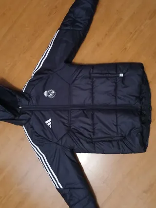 Abrigo Plumas, Real Madrid, Negro