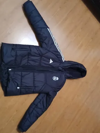 Abrigo Plumas, Real Madrid, Negro