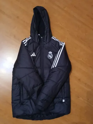 Abrigo Plumas, Real Madrid, Negro