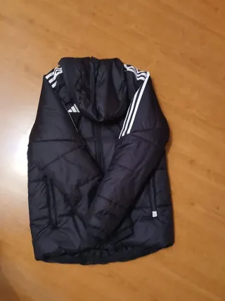 Abrigo Plumas, Real Madrid, Negro