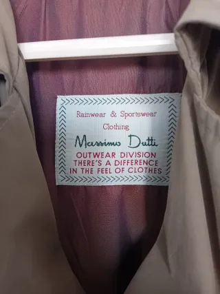 Gabardina caballero verde oliva