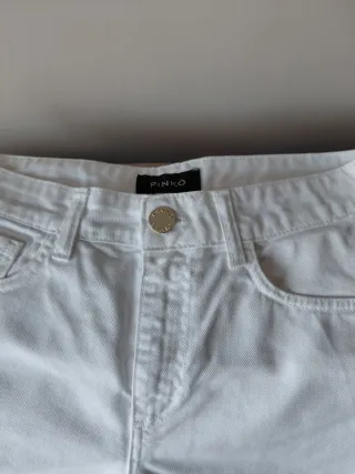 Pantalón corto blanco Pinko