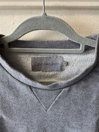 Sudadera Calvin Klein Jeans Gris Talla M