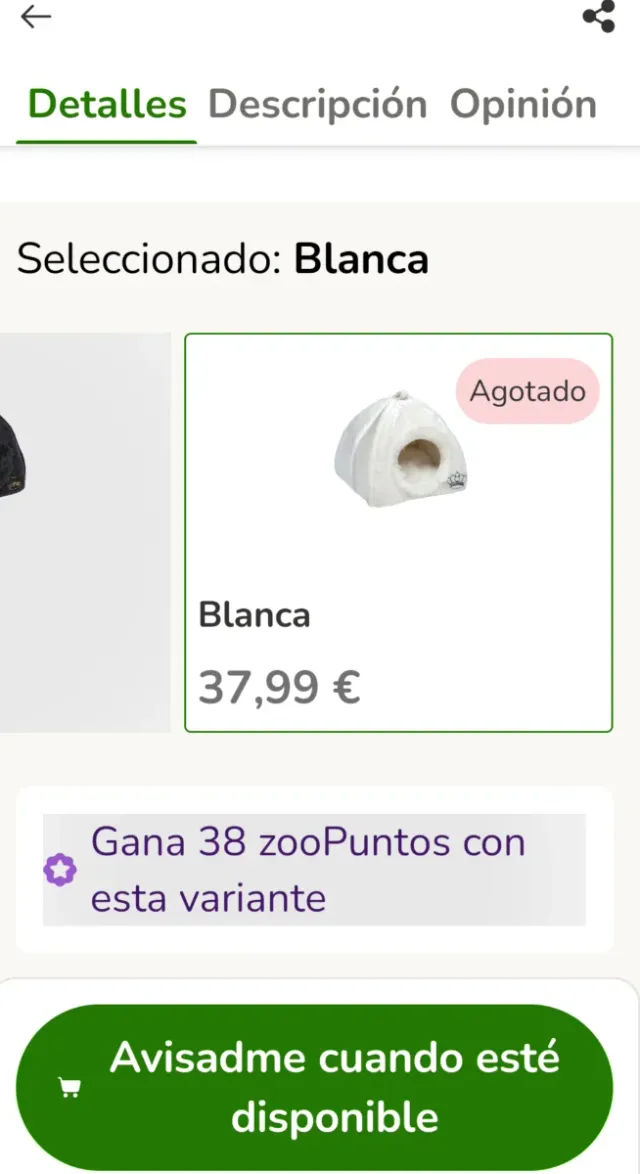 Cama Cueva Royal Pet Gatos/Perros Blanca