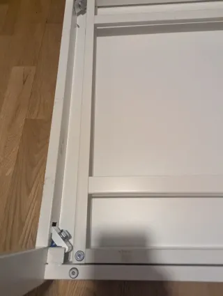 Mesa de comedor blanca y gris