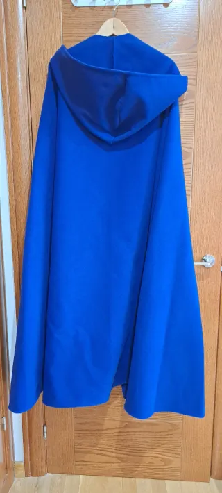 Conjunto Vestido medieval azul con plateado