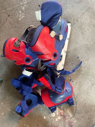Patinete y protecciones Talla 32-34