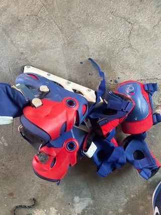 Patinete y protecciones Talla 32-34