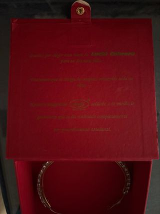 Tiara circonita bañada en plata