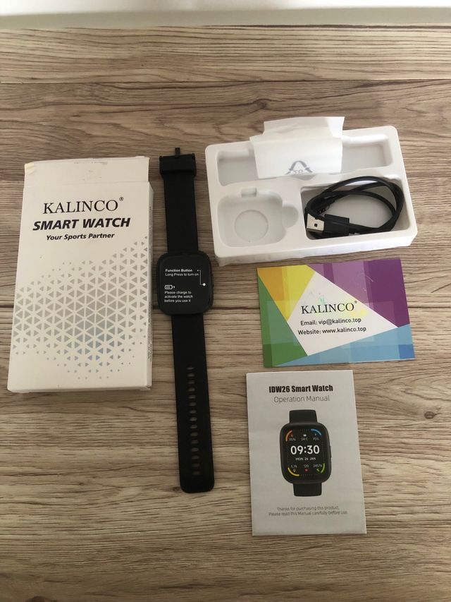 Smartwatch Kalinco IDW26 Preto