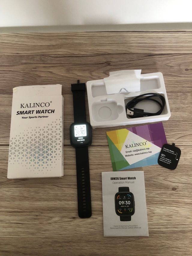 Smartwatch Kalinco IDW26 Preto