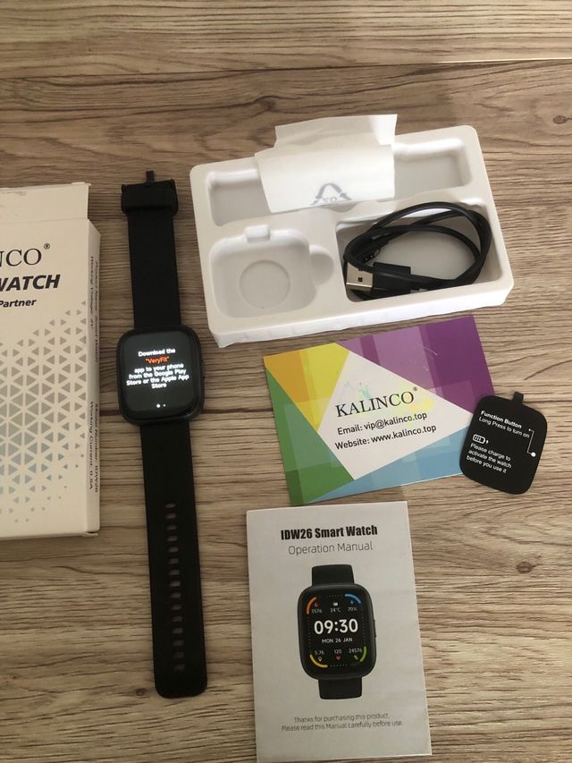 Smartwatch Kalinco IDW26 Preto