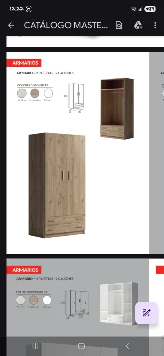 Armadio nuovo 2 porte in offerta