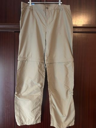 Pantalones Columbia Hombre Beige Convertibles NUEV