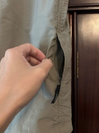 Pantalones Columbia Hombre Beige Convertibles NUEV