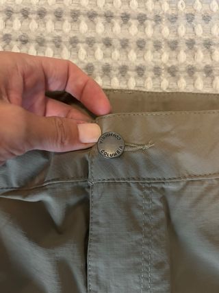 Pantalones Columbia Hombre Beige Convertibles NUEV