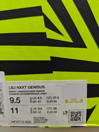 Nike LeBron NXXT Gen Zapatillas Naranja/Rojo