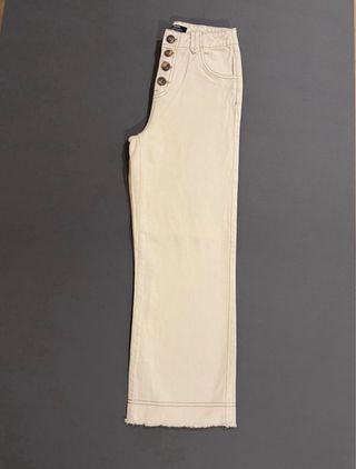 Pantalón Bershka crema Talla 36