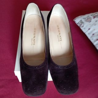 Scarpe Brunate camoscio marrone n. 38