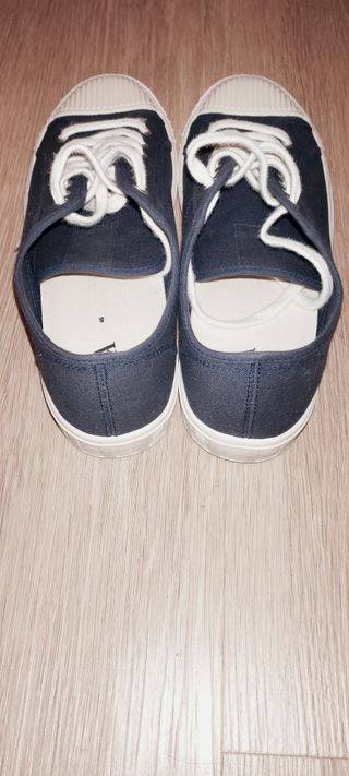 Zapatillas Zara Azul y Blanco