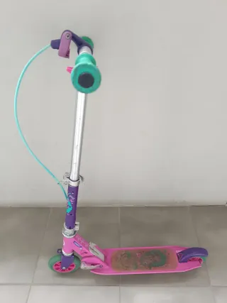 Patinete infantil rosa y morado