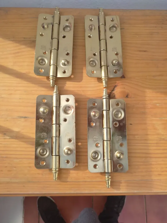 Kit 4 Cerniere di Sicurezza in Ottone