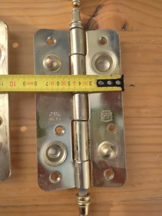 Kit 4 Bisagras Seguridad Latón