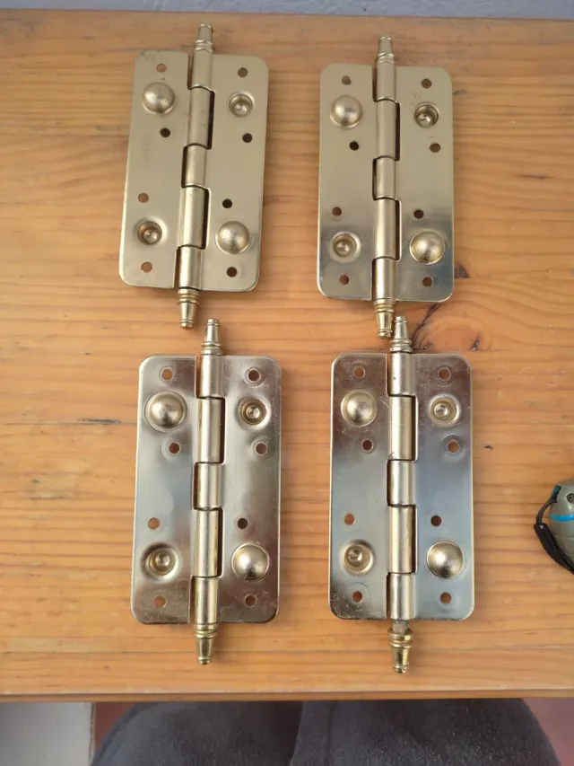 Kit 4 Cerniere di Sicurezza in Ottone