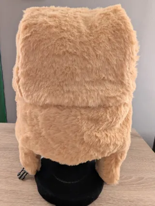 Gorro de invierno pelo khaki con orejeras