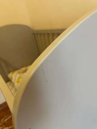 Cuna IKEA gris GONATT 60x120 con cajones