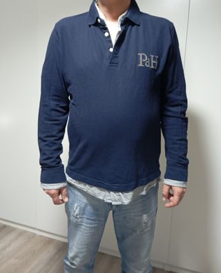 Polo Caballero Pedro del Hierro Azul