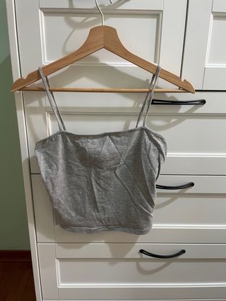 Top tirantes H&M gris