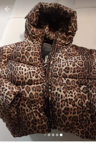 Piumino donna maculato over nuovo senza cartellino