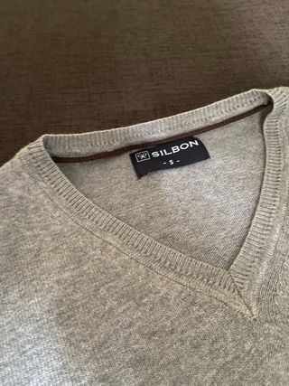 Jersey pico Silbon gris S