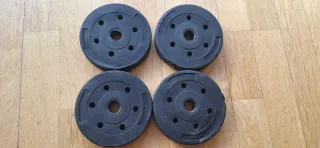 4 discos de pesa 2kg