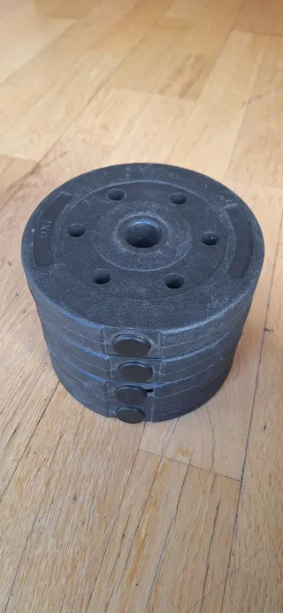 4 discos de pesa 2kg