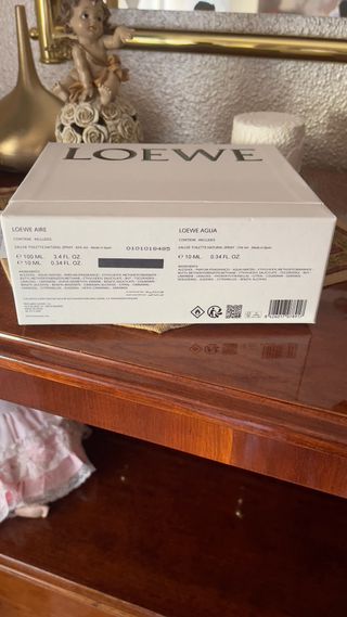 Set Perfume Aire de Loewe con dos mini perfumes