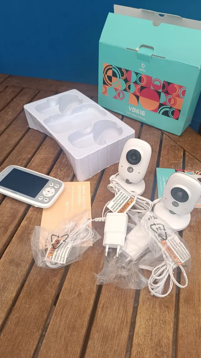 Vigilabebés BOIFUN con 2 Cámaras 720P