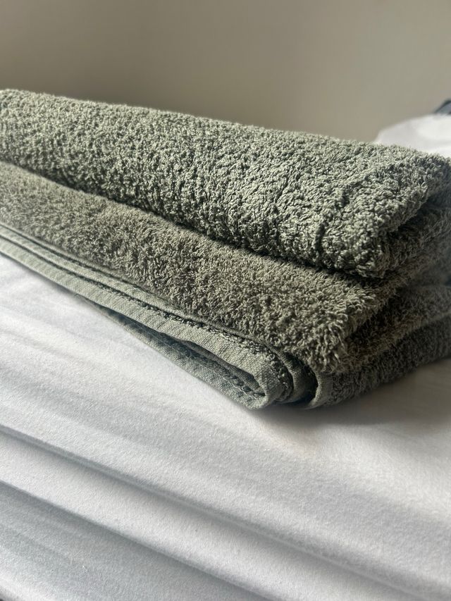 Toalla de Baño Verde Algodón