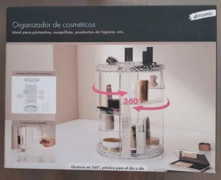 Organizzatore cosmetici rotante 360º