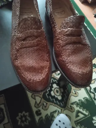 Zapatos Geox de caballero piel trenzada