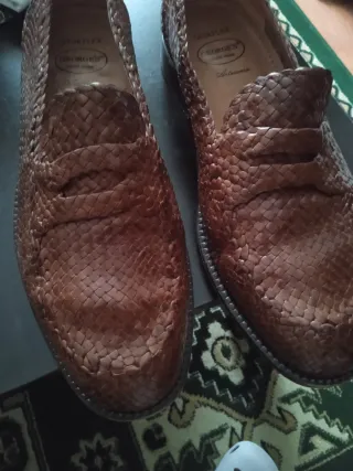 Zapatos Geox de caballero piel trenzada