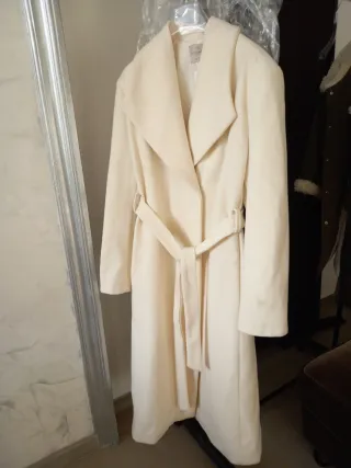 Cappotto Lungo Rinascimento panna XL