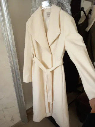 Cappotto Lungo Rinascimento panna XL