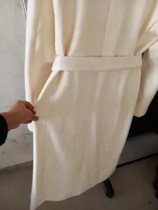 Cappotto Lungo Rinascimento panna XL