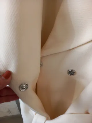 Cappotto Lungo Rinascimento panna XL