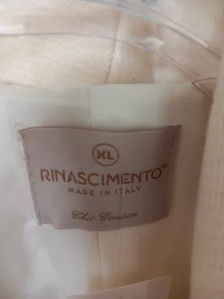 Cappotto Lungo Rinascimento panna XL